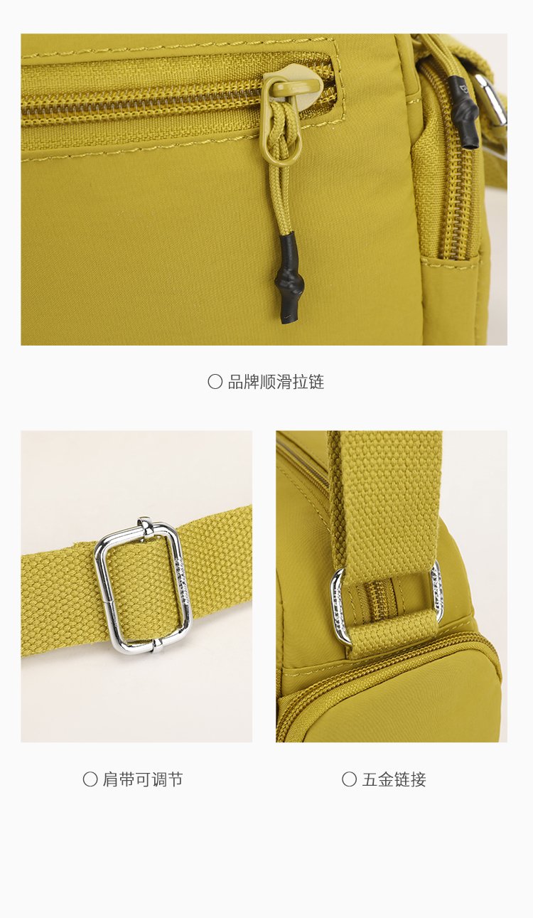 Women's Multi-Pocket Nylon Crossbody Bag detail 19