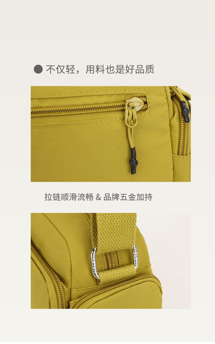 Women's Multi-Pocket Nylon Crossbody Bag detail 33