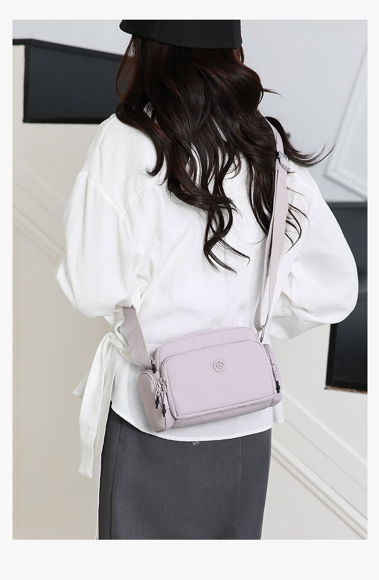 Women's Multi-Pocket Nylon Crossbody Bag detail 38