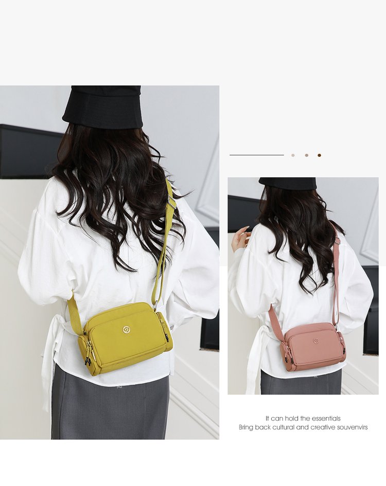 Women's Multi-Pocket Nylon Crossbody Bag detail 39