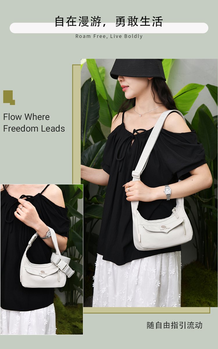 Women's Soft Everyday Fabric Crossbody Bag detail 36