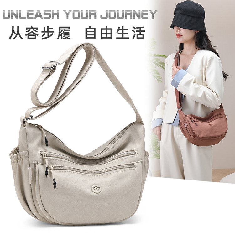 Women's Soft Everyday Nylon Shoulder Bag view 1