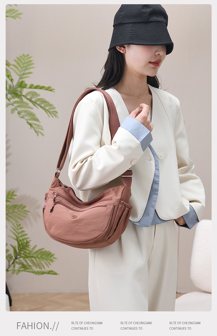 Women's Soft Everyday Nylon Shoulder Bag detail 16