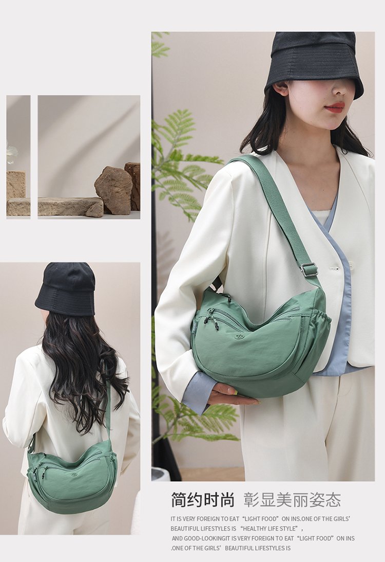 Women's Soft Everyday Nylon Shoulder Bag detail 19