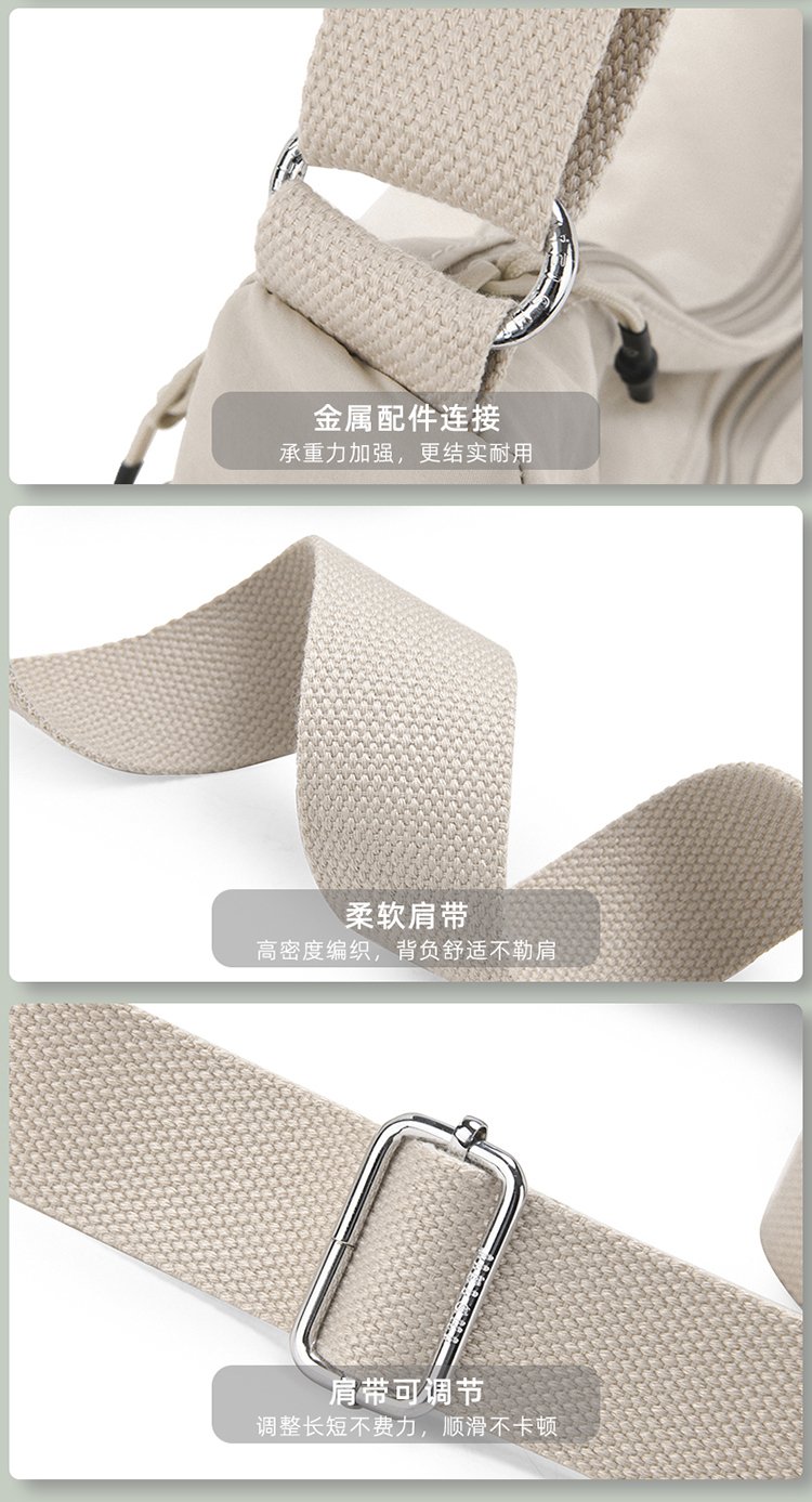 Women's Soft Everyday Nylon Shoulder Bag detail 29