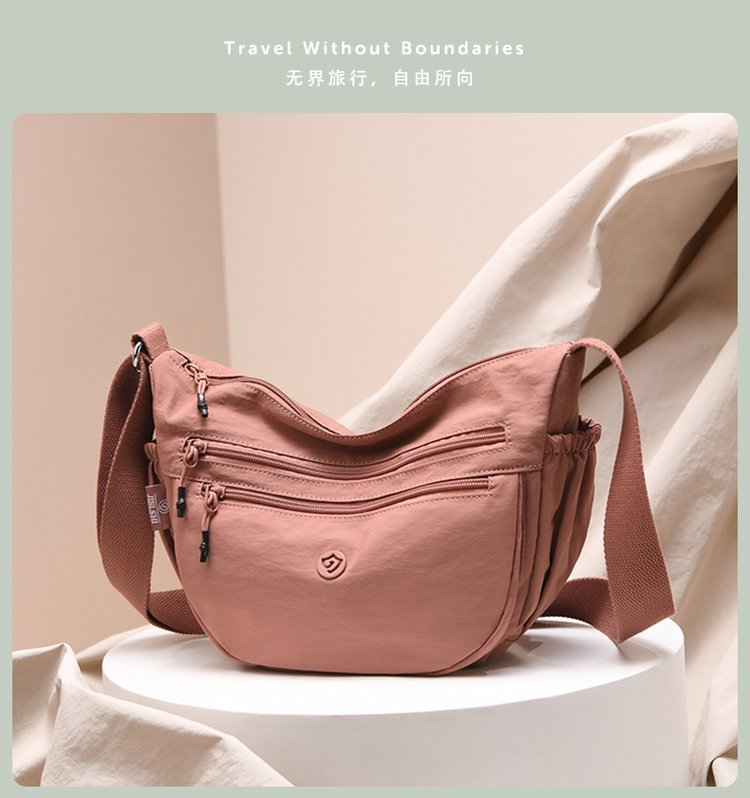 Women's Soft Everyday Nylon Shoulder Bag detail 36