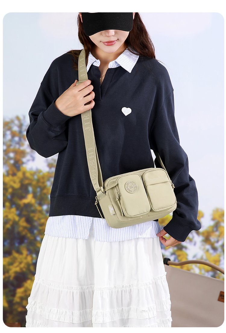 Women's Multi-Pocket Nylon Crossbody Bag detail 40