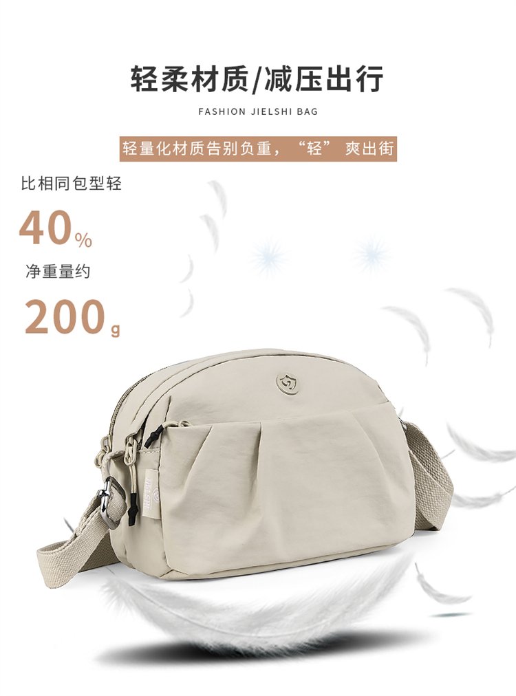 Women's Multi-Pocket Nylon Crossbody Bag detail 12