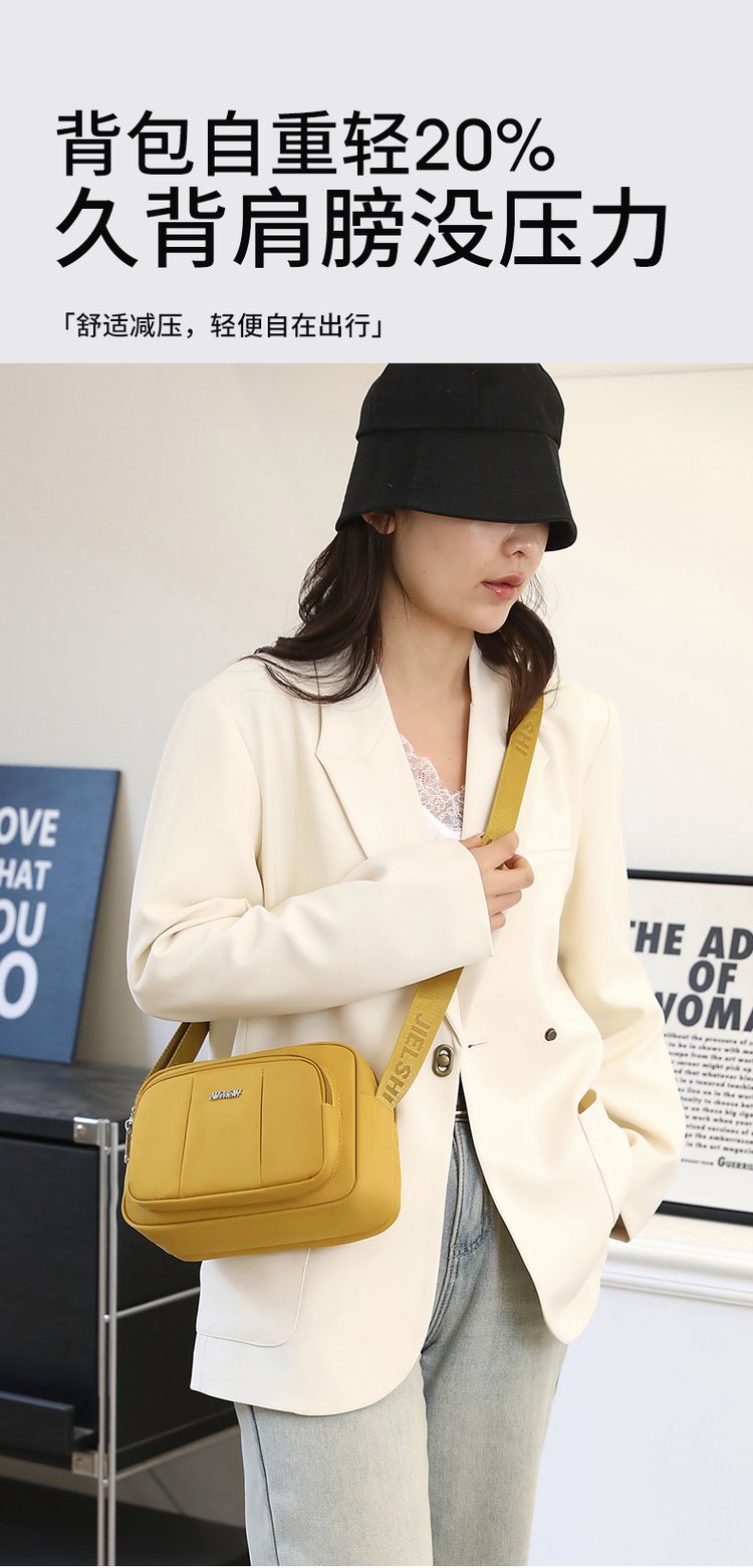 Women's Multi-Pocket Nylon Crossbody Bag detail 11