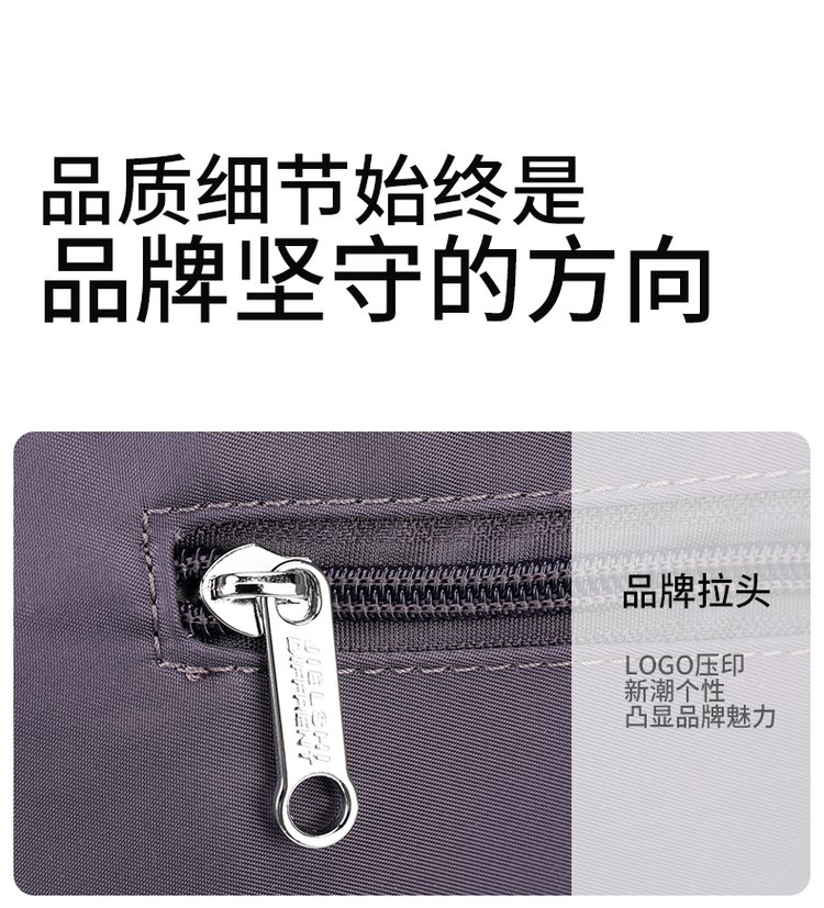 Women's Multi-Pocket Nylon Crossbody Bag detail 13
