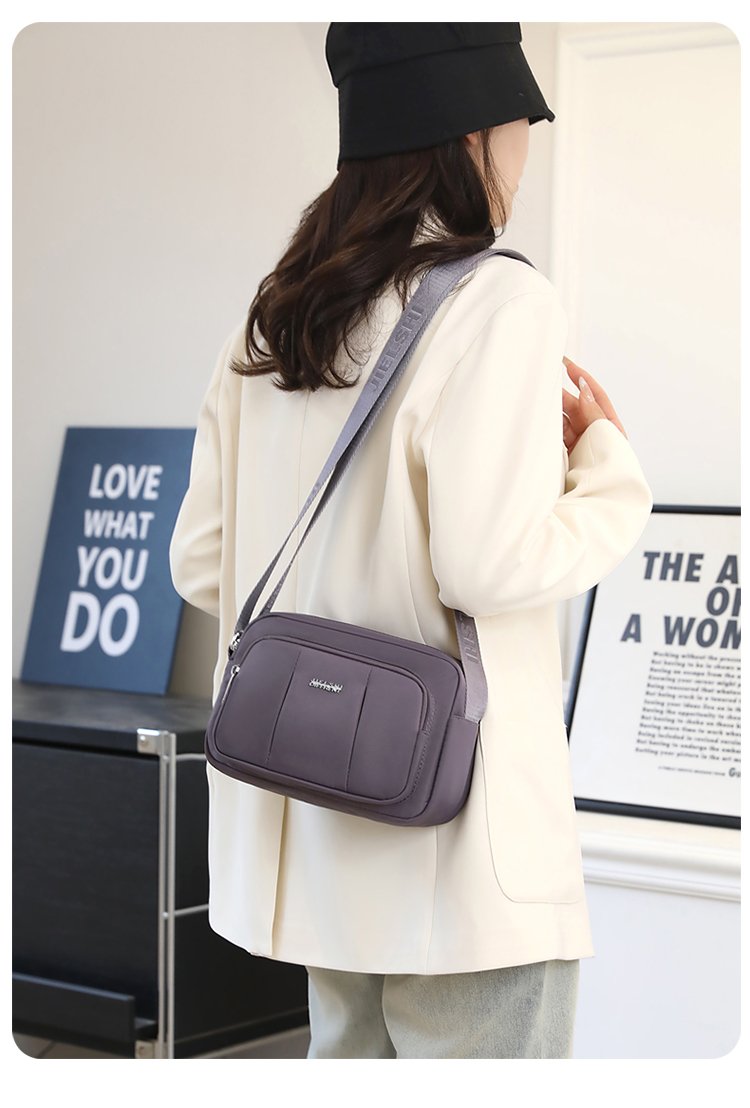 Women's Multi-Pocket Nylon Crossbody Bag detail 18