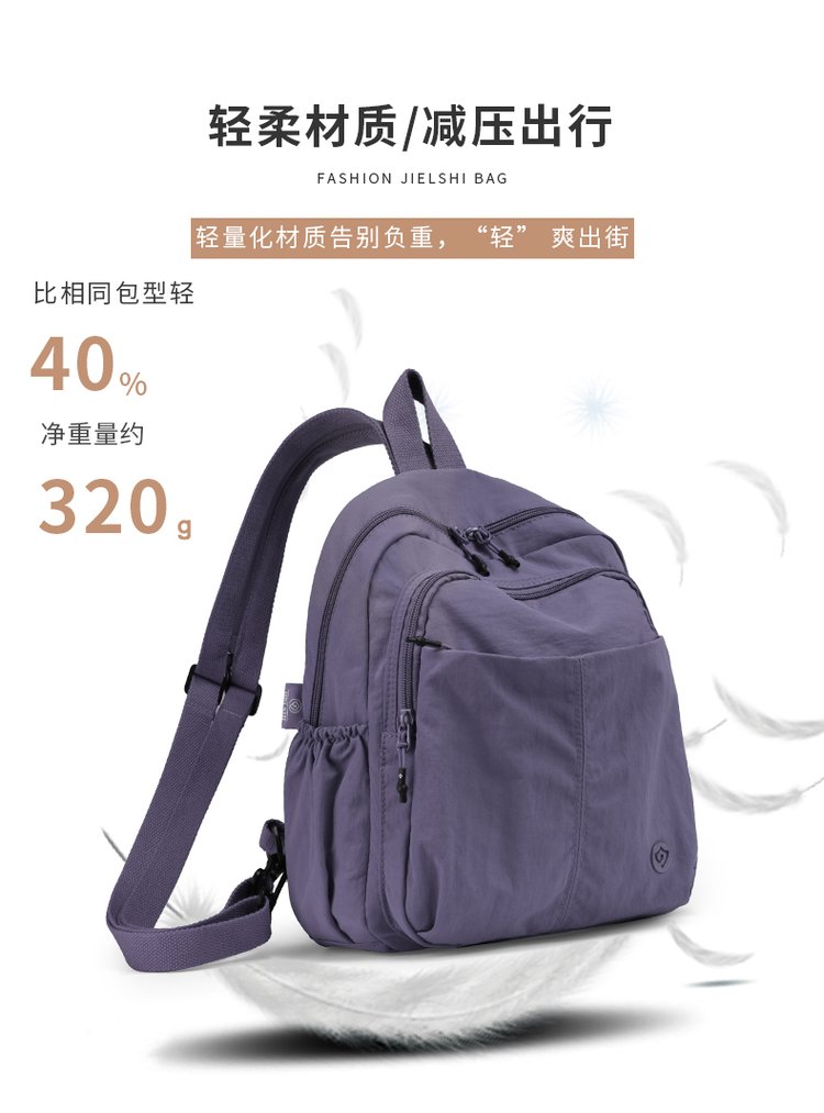 Women's Casual Nylon Backpack detail 36