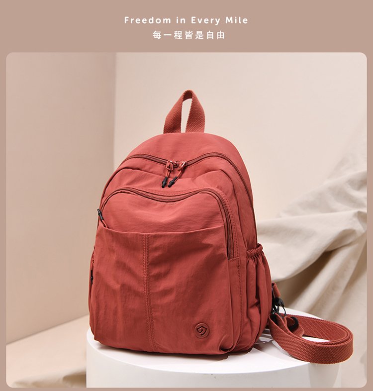 Women's Casual Nylon Backpack detail 6