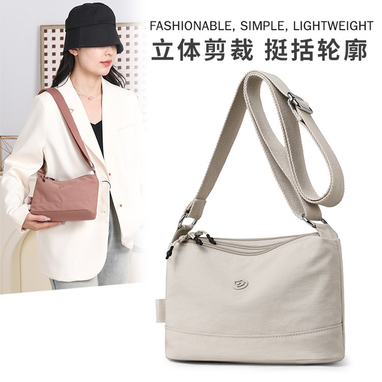 Women's Soft Everyday Nylon Shoulder Bag view 2