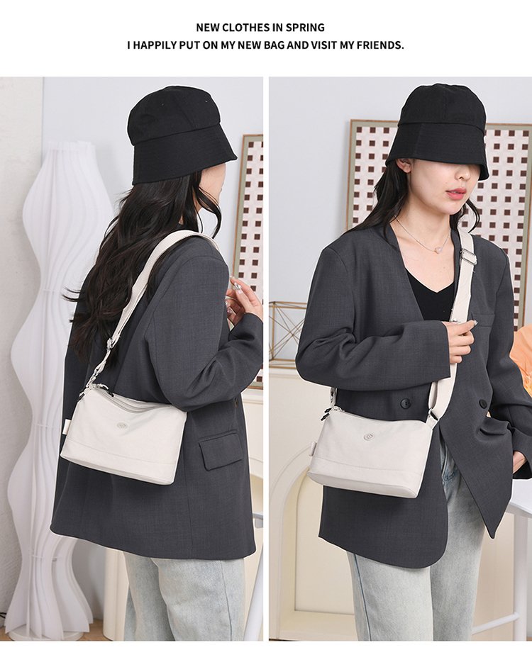 Women's Soft Everyday Nylon Shoulder Bag detail 19