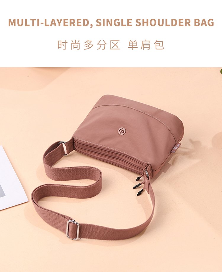 Women's Soft Everyday Nylon Shoulder Bag detail 5