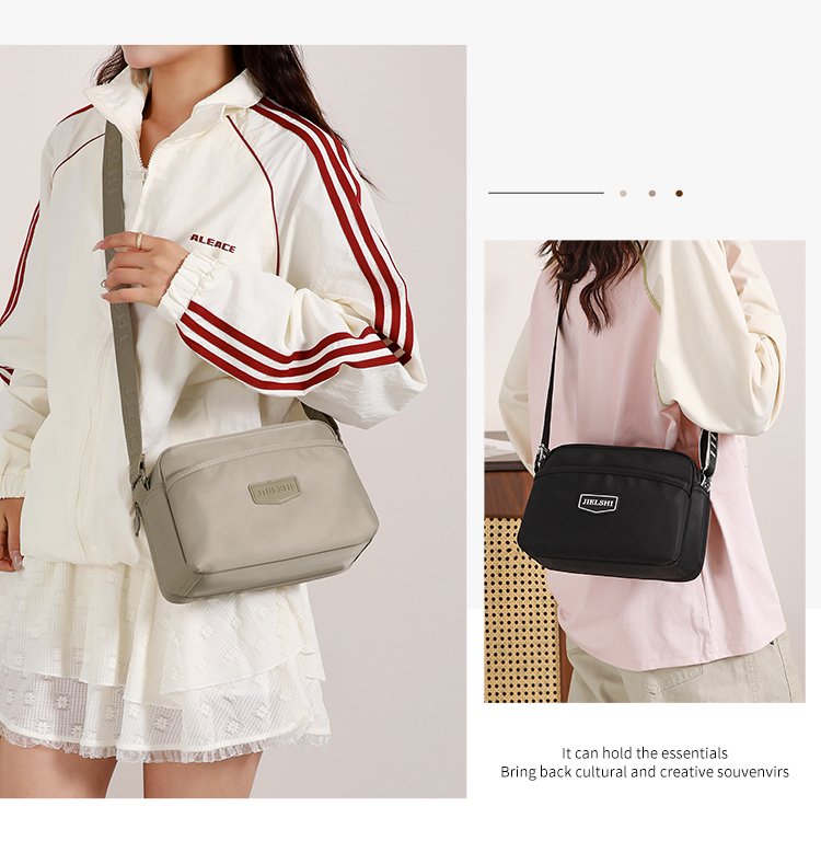 Women's Multi-Pocket Nylon Crossbody Bag detail 19