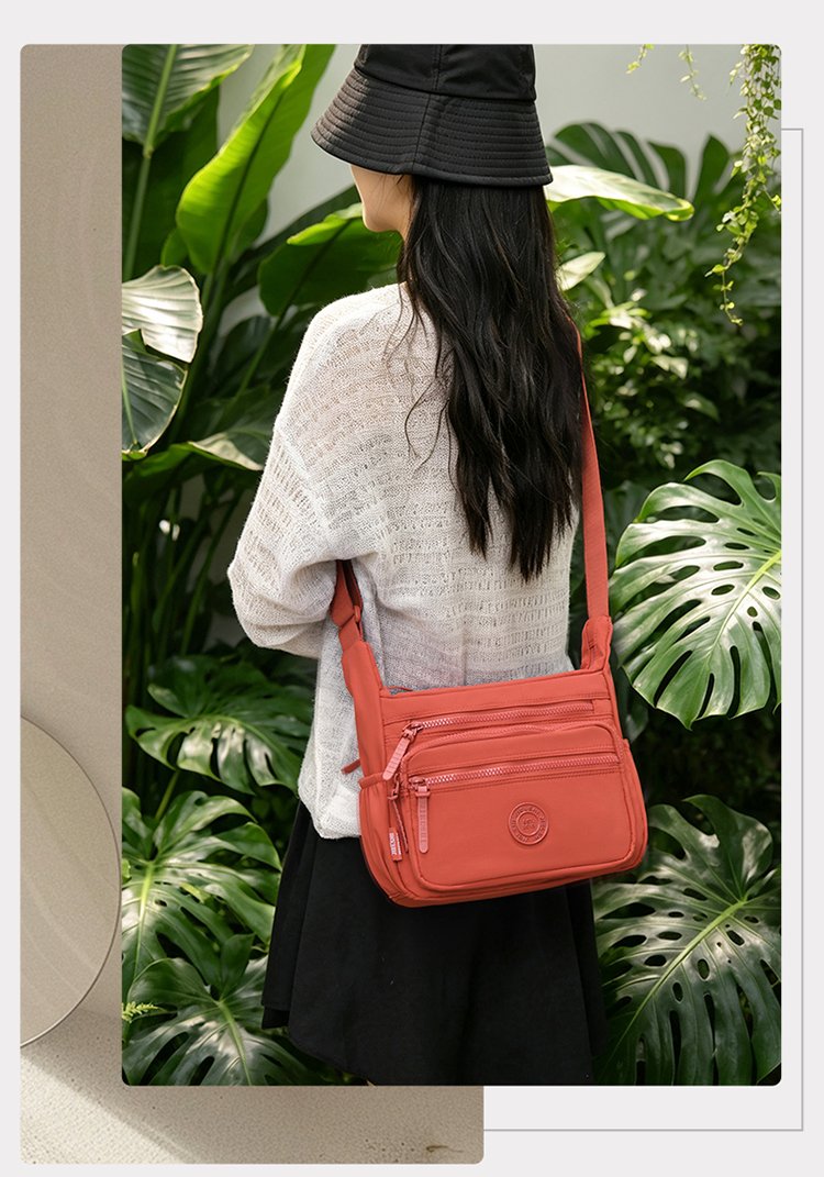 Women's Multi-Pocket Fabric Crossbody Bag detail 16