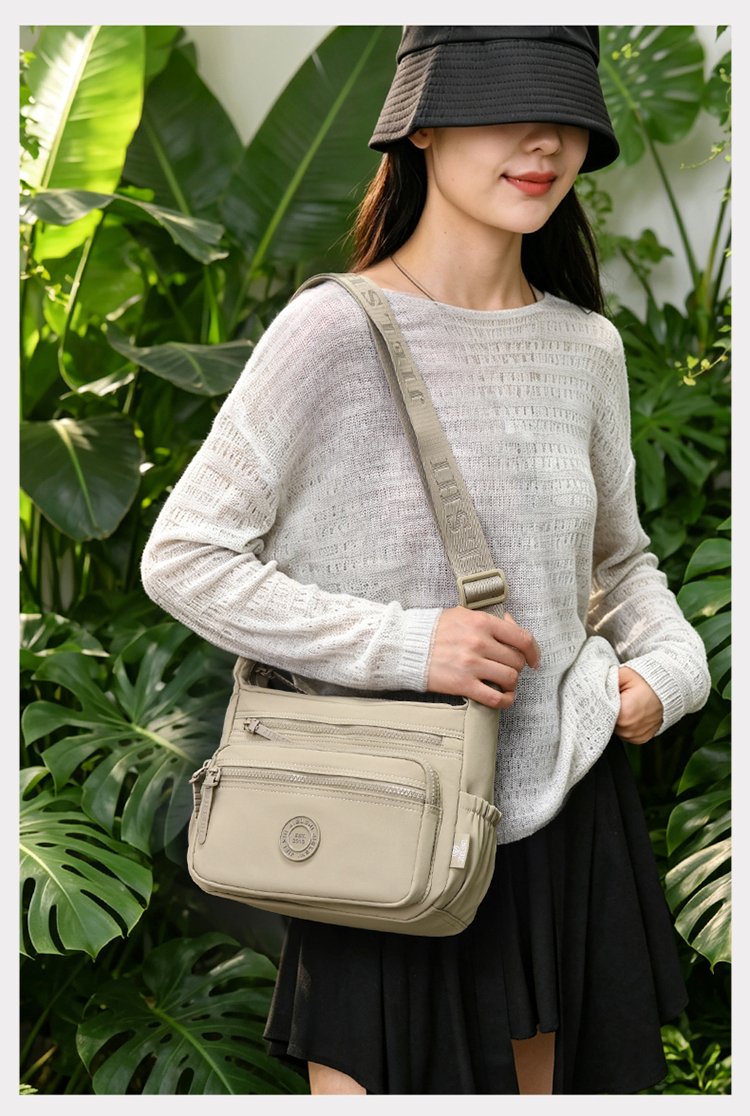 Women's Multi-Pocket Fabric Crossbody Bag detail 17