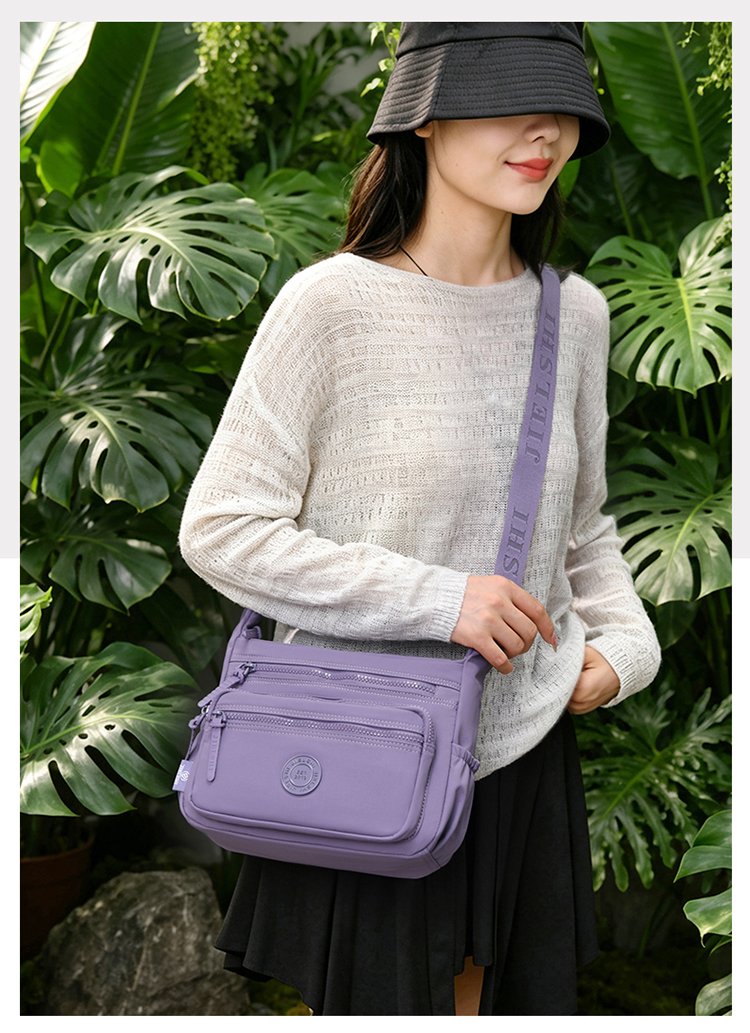 Women's Multi-Pocket Fabric Crossbody Bag detail 20