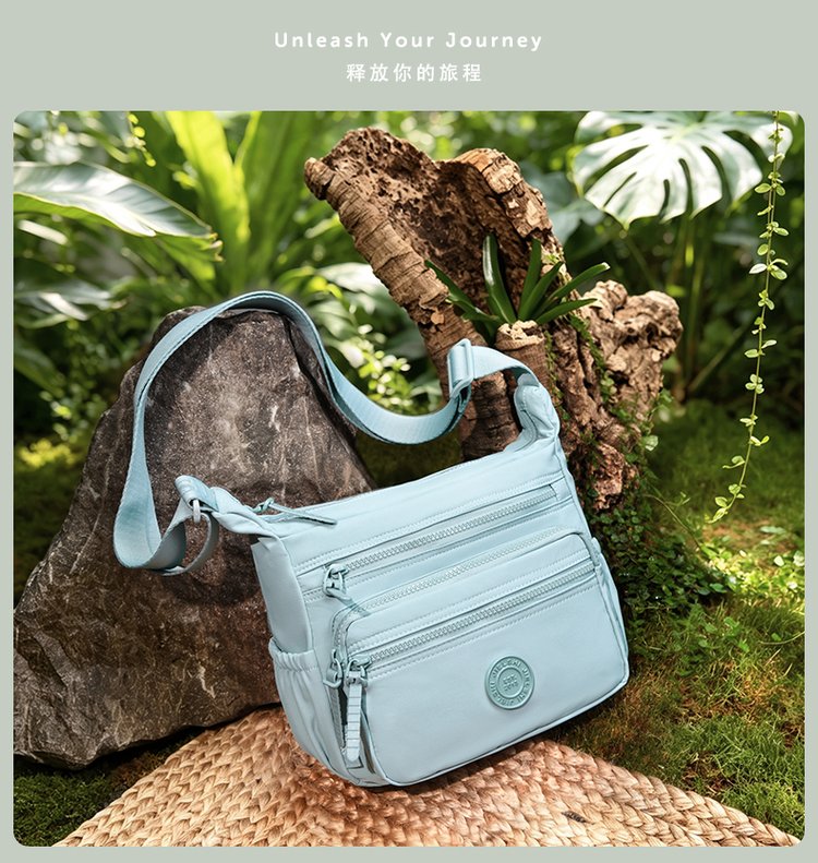 Women's Multi-Pocket Fabric Crossbody Bag detail 33