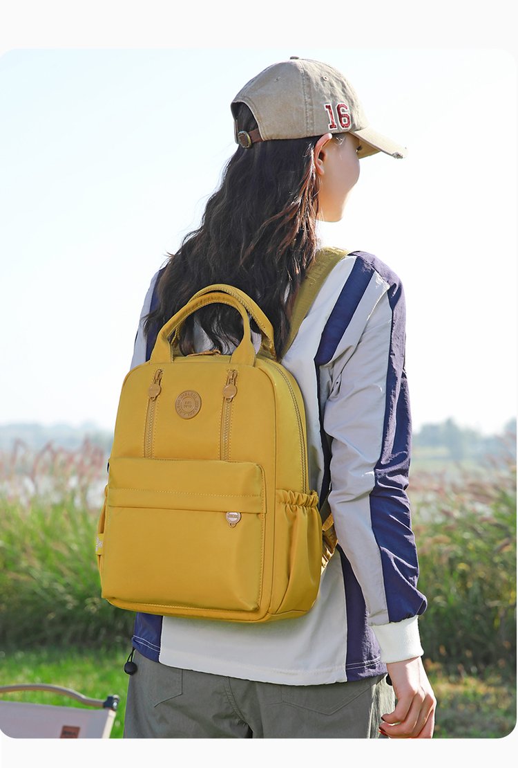 Women's Front Pocket Nylon Backpack detail 18