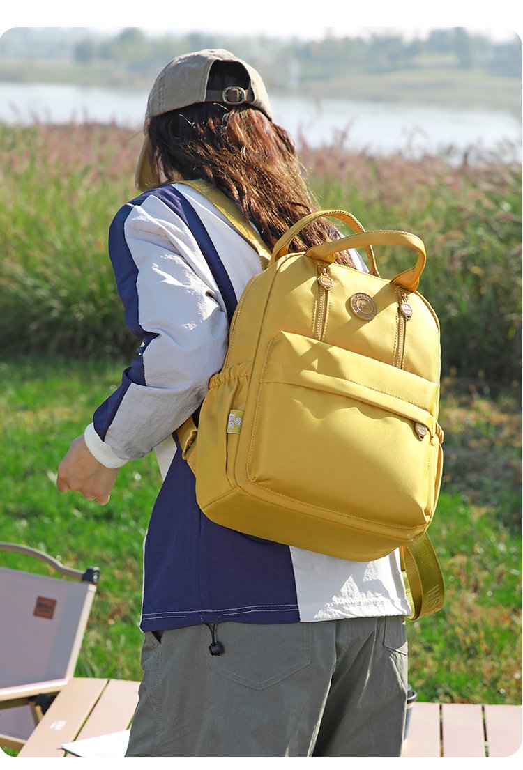 Women's Front Pocket Nylon Backpack detail 21