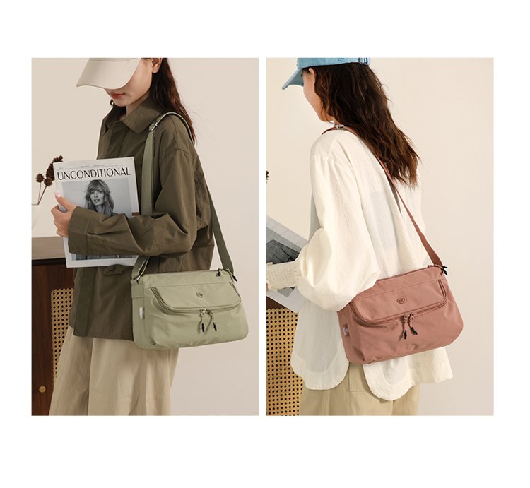 Women's Multi-Pocket Nylon Crossbody Bag detail 9
