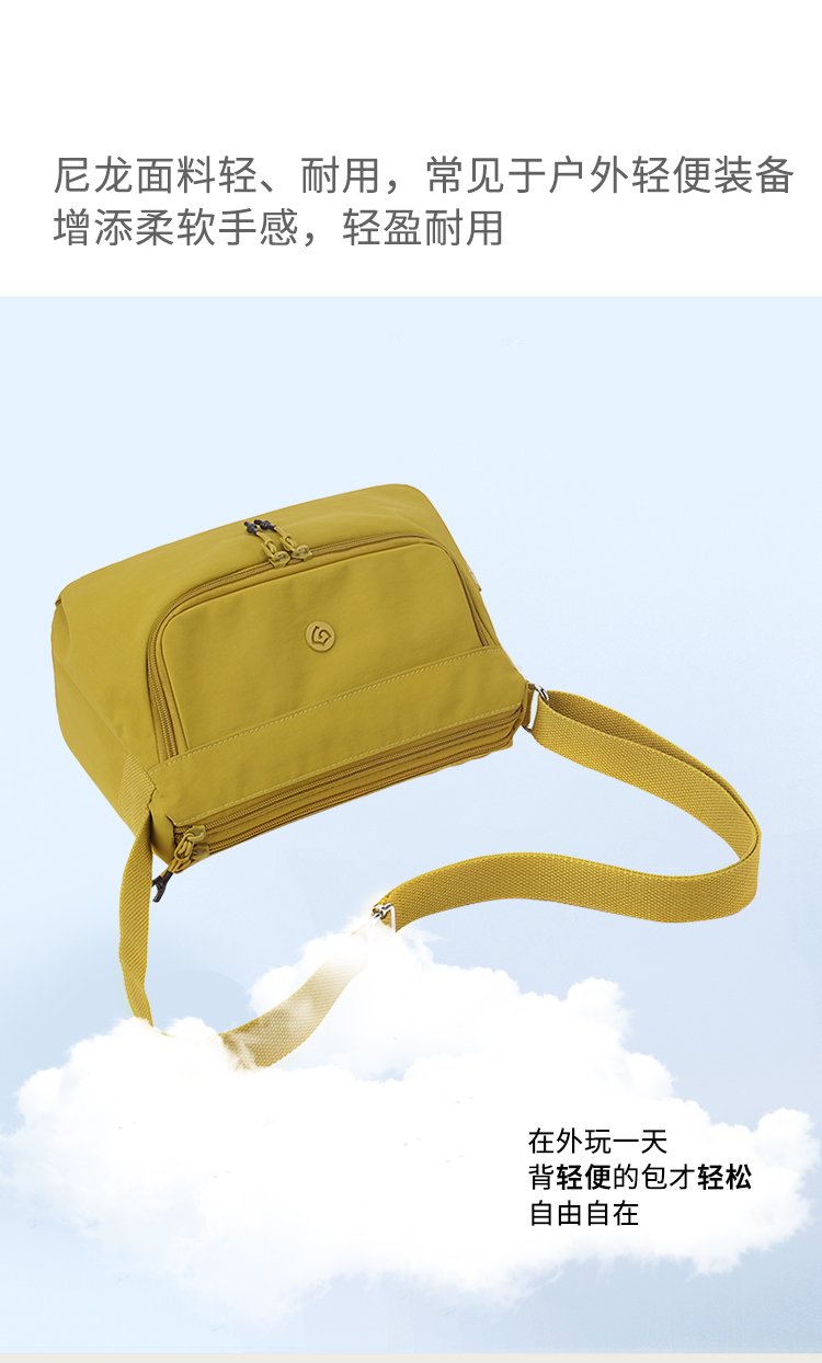 Women's Multi-Pocket Nylon Crossbody Bag detail 10