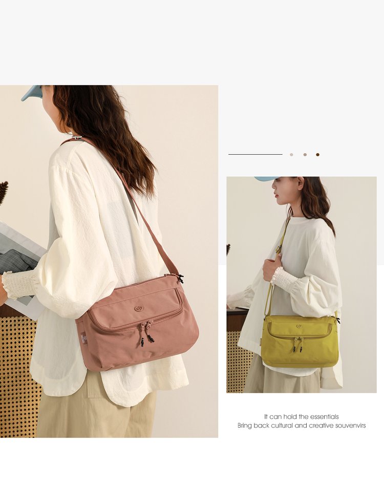 Women's Multi-Pocket Nylon Crossbody Bag detail 40
