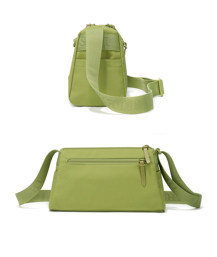 Women's Front Zip Nylon Crossbody Bag detail 24