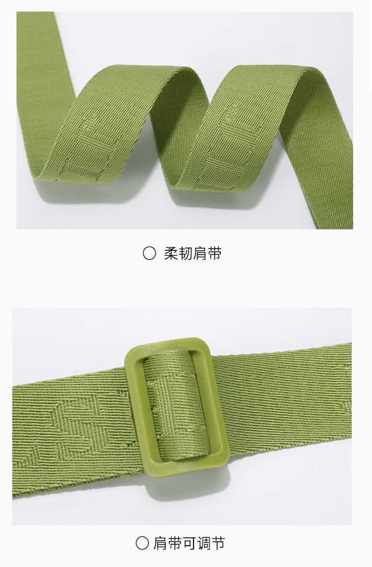 Women's Front Zip Nylon Crossbody Bag detail 27