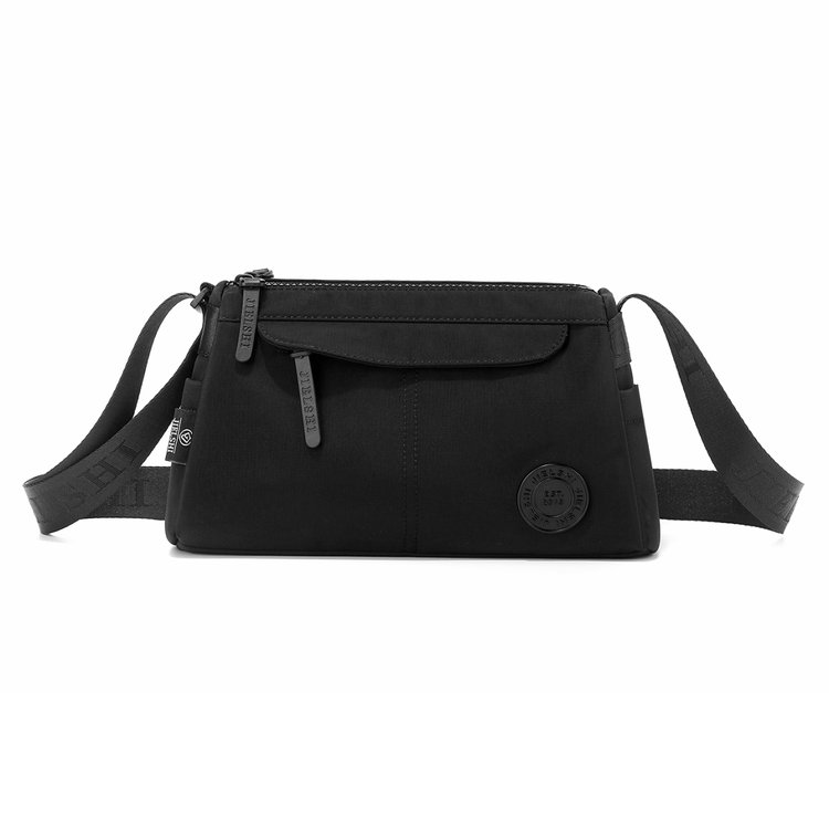 Women's Front Zip Nylon Crossbody Bag view 7