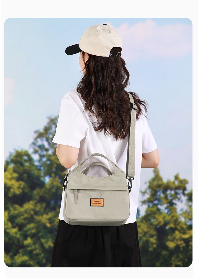 Women's Textured Nylon Top Handle Bag detail 20