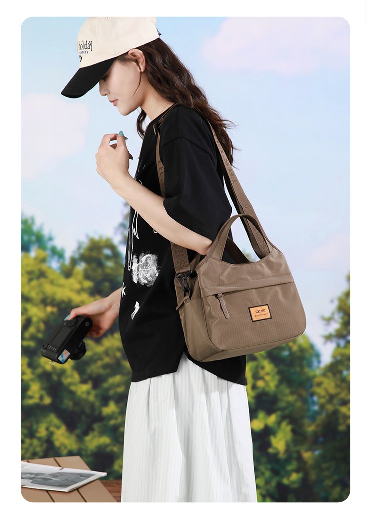 Women's Textured Nylon Top Handle Bag detail 22