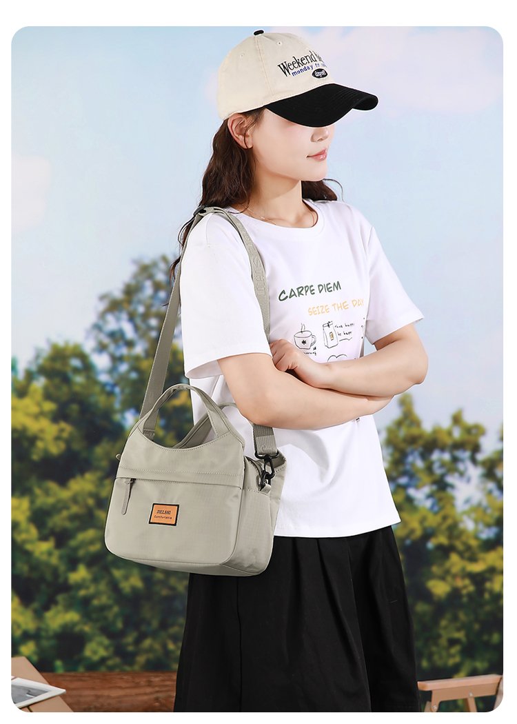 Women's Textured Nylon Top Handle Bag detail 23