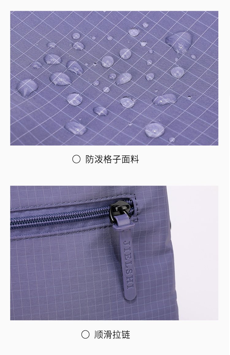 Women's Textured Nylon Top Handle Bag detail 30