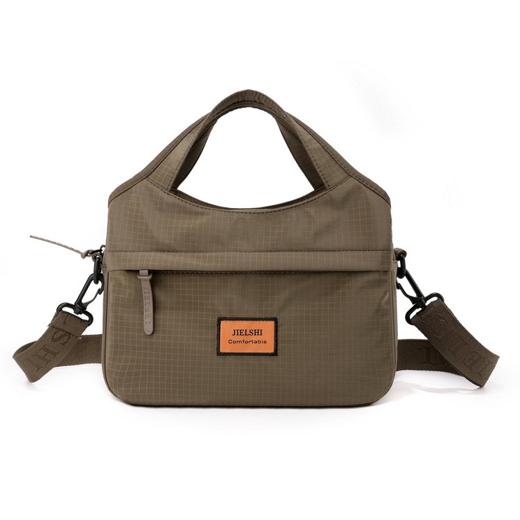 Women's Textured Nylon Top Handle Bag view 6