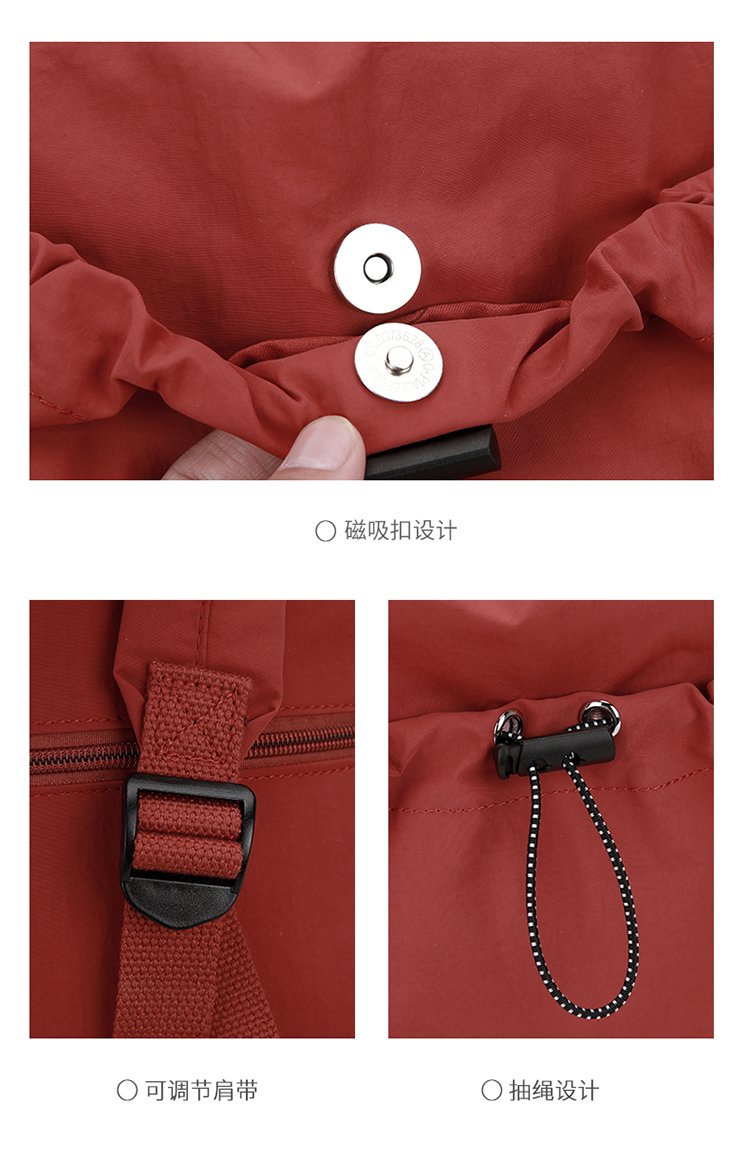 Women's Casual Nylon Backpack detail 19