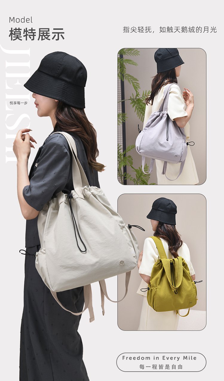 Women's Casual Nylon Backpack detail 15
