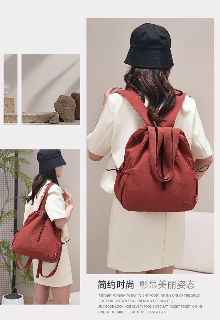 Women's Casual Nylon Backpack detail 19