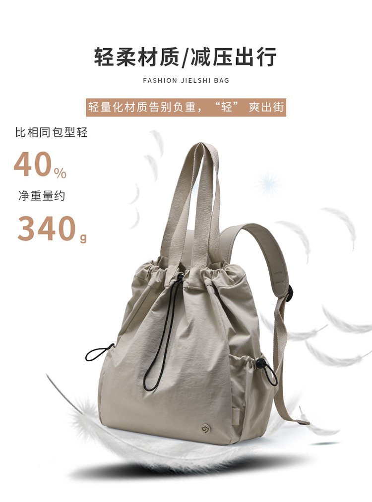 Women's Casual Nylon Backpack detail 7