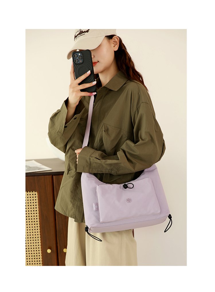 Women's Soft Everyday Nylon Shoulder Bag detail 20