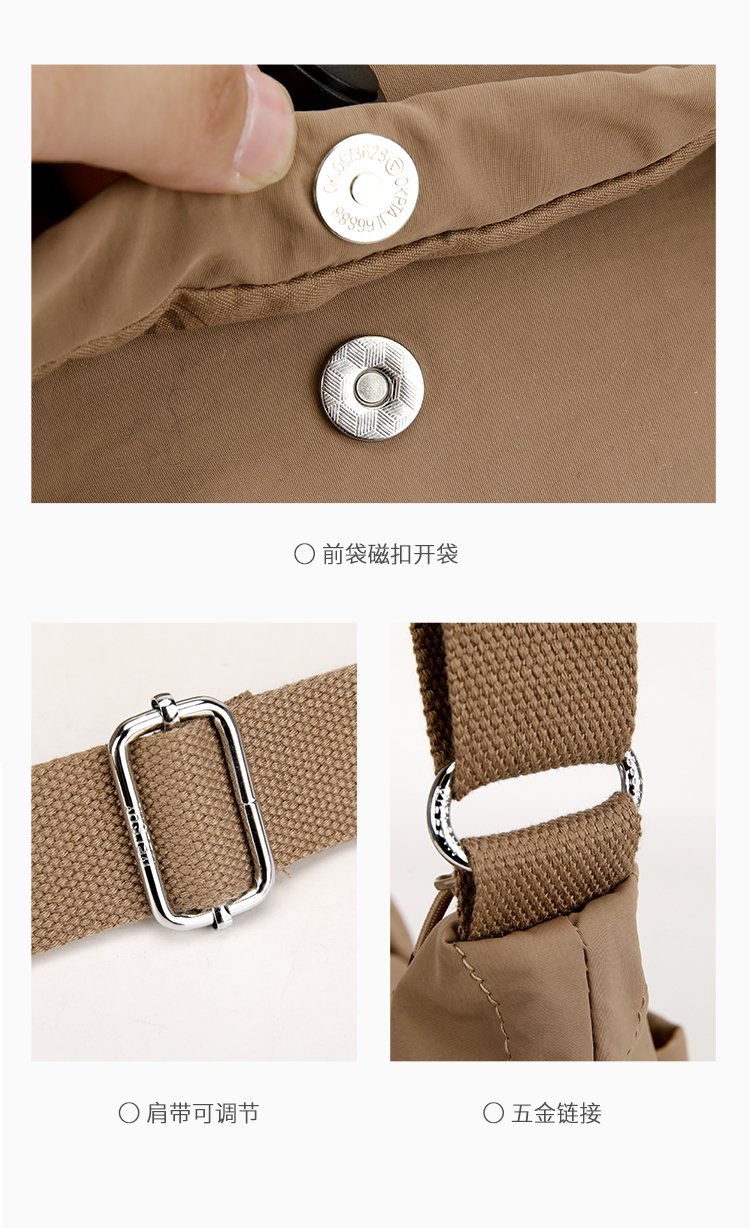 Women's Soft Everyday Nylon Shoulder Bag detail 26