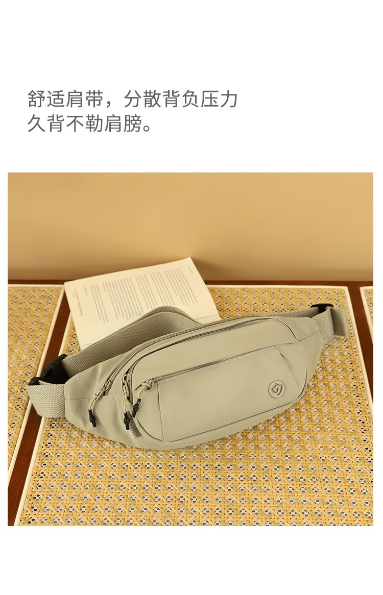 Women's Multi-Pocket Nylon Waist Bag detail 12