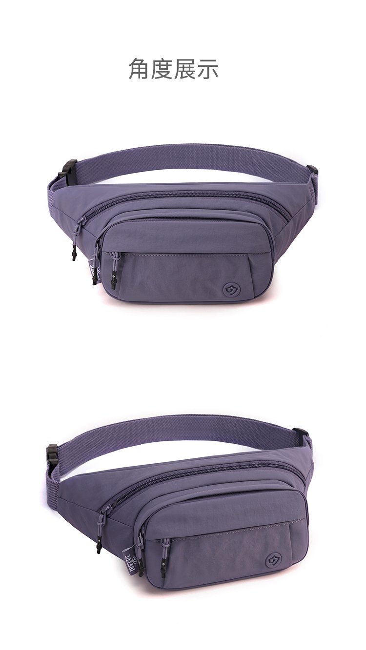 Women's Multi-Pocket Nylon Waist Bag detail 21