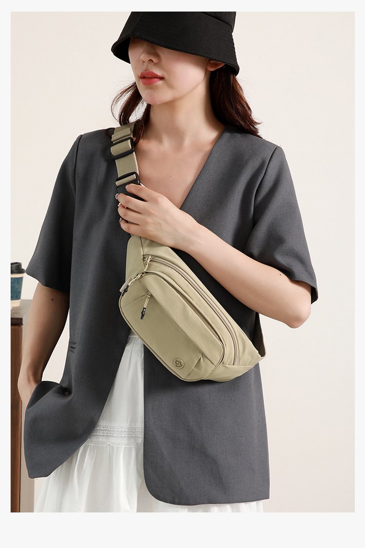 Women's Multi-Pocket Nylon Waist Bag detail 26