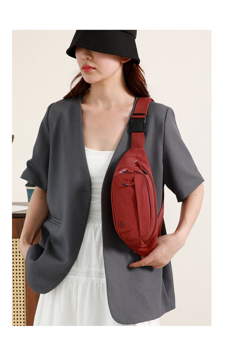 Women's Multi-Pocket Nylon Waist Bag detail 31