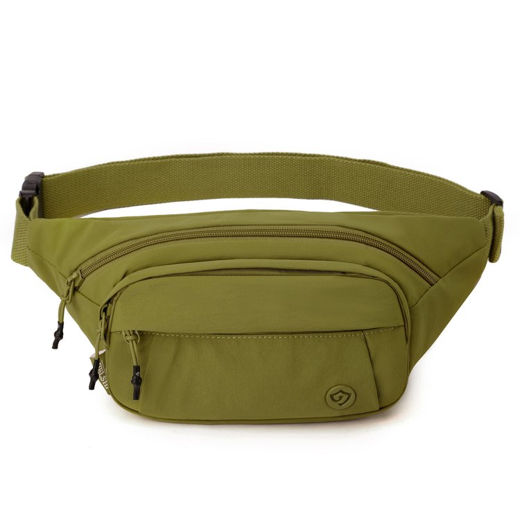 Women's Multi-Pocket Nylon Waist Bag view 6
