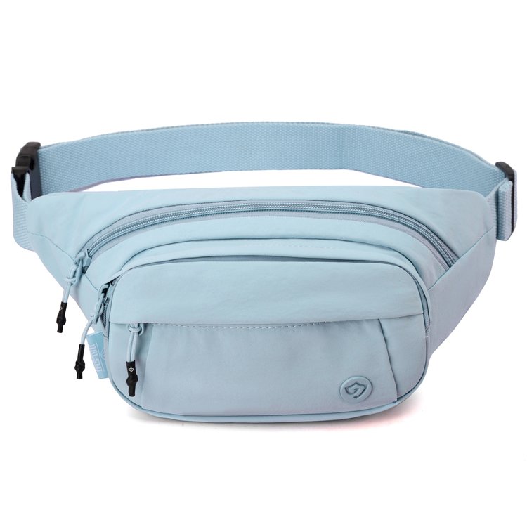 Women's Multi-Pocket Nylon Waist Bag view 7
